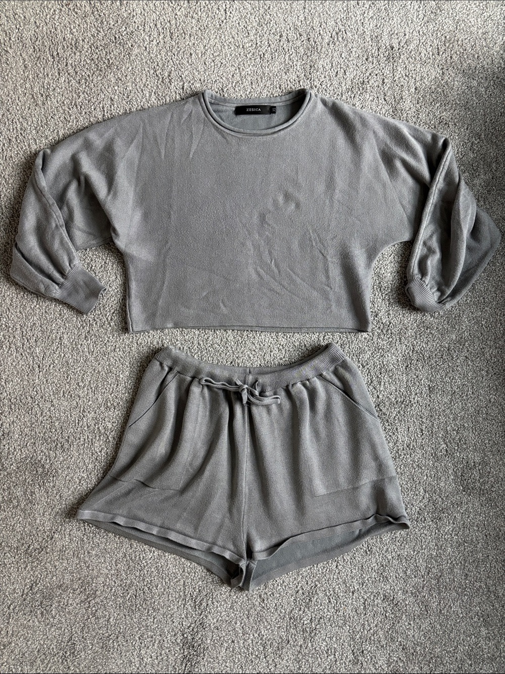 ZESICA | Gray Lounge Set